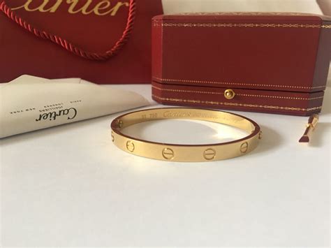 cartier mens love bracelet|cartier love bracelet men's size.